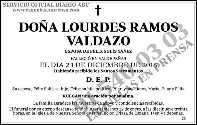 Lourdes Ramos Valdazo